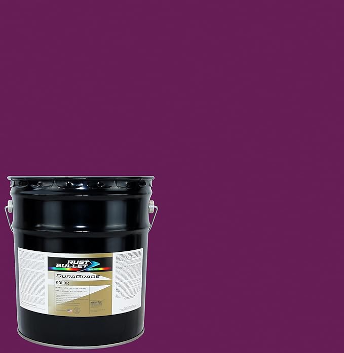 RUST BULLET DuraGrade Color - Purple - 5 Gallon - Advanced Technology Corrossion Control, Rust Inhibitor & Protective Coating, Exceptional Adhesion, UV Resistant