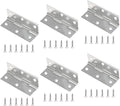 Piutouyar 6Pack Butt Hinge 3 Inch Mini Hinges 304 Stainless Steel Hinges Small Cabinet Hinges Folding Craft Hinges with Mounting Screws for Boxes Gate Drawer