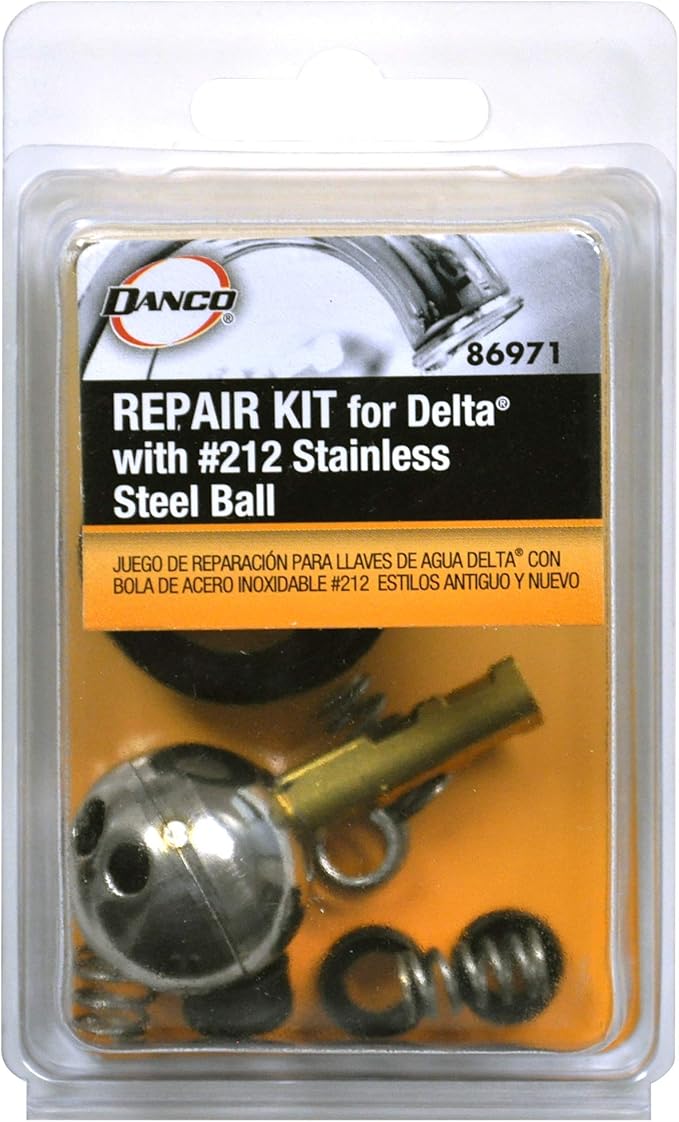 Danco 86971 Repair Kit for Delta with Number 212 SS Ball