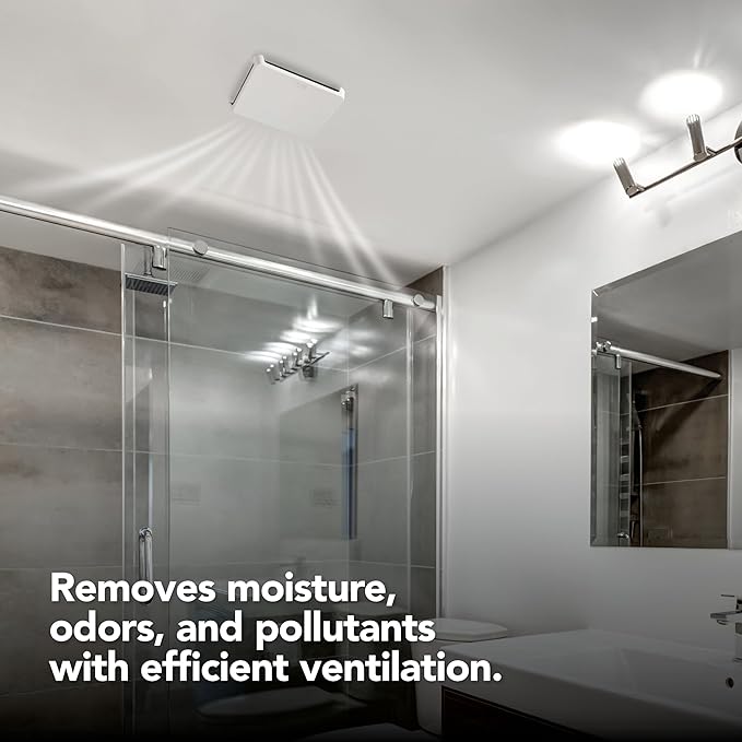 Broan-Nutone® 688E Bathroom Exhaust Fan, 50 CFM Energy Star Exhaust Fan, 2.0 Sones