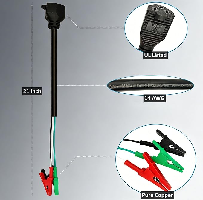 HVAC Tools Kit Accessory for Circuit Breaker Finder Vacuum Pump, Ac Guages Clearance and Equipment, Compatible with Yellow Jacket 69522, 69411,RT310,RT250,RT310,ET300,ET310