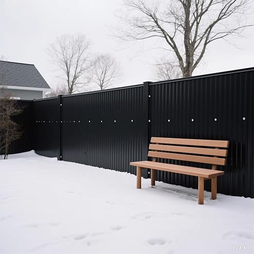 18 Pcs Metal Roofing Panels, L43.3×W17.72 Inch Corrugated Galvanized Roofing Panels Metal Siding Panels with Steel Screws for Pergola, Gazebo, Shed, Outdoor Storage, Chicken Coop, Patio,Garages