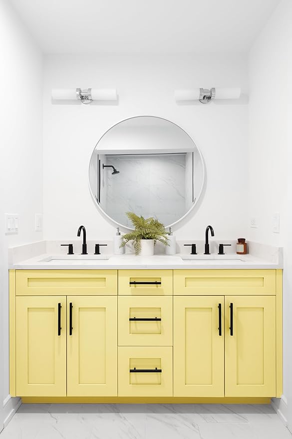 Beyond Paint All-in-One Refinishing Paint, No Sanding, Matte Finish for Cabinets, Countertops, Furniture and Doors, 1 Pint, Buttercream