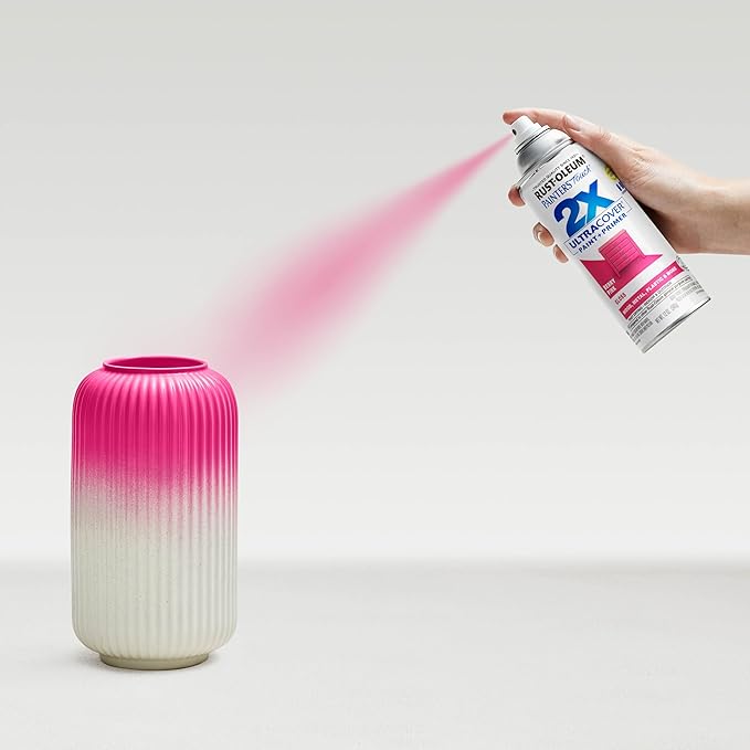 Rust-Oleum 249123-6PK Painter's Touch 2X Ultra Cover Spray Paint, 12 oz, Gloss Berry Pink, 6 Pack