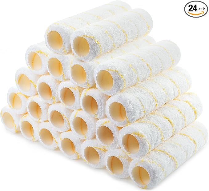 Bates- Paint Roller Covers, 9", Pack of 24, Covers for Paint Rollers 9 Inch, 9 Inch Paint Roller Covers, Paint Roller Cover, Paint Roller Covers 9 Inch, Large Paint Roller Covers