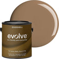 EVOLVE Interior Paint & Primer, Eggshell (Latte Whisper), 1 Gallon – One-Coat Coverage, Excellent Hide, Low VOC, Low Odor, Washable Paint for Walls, Doors & Trim