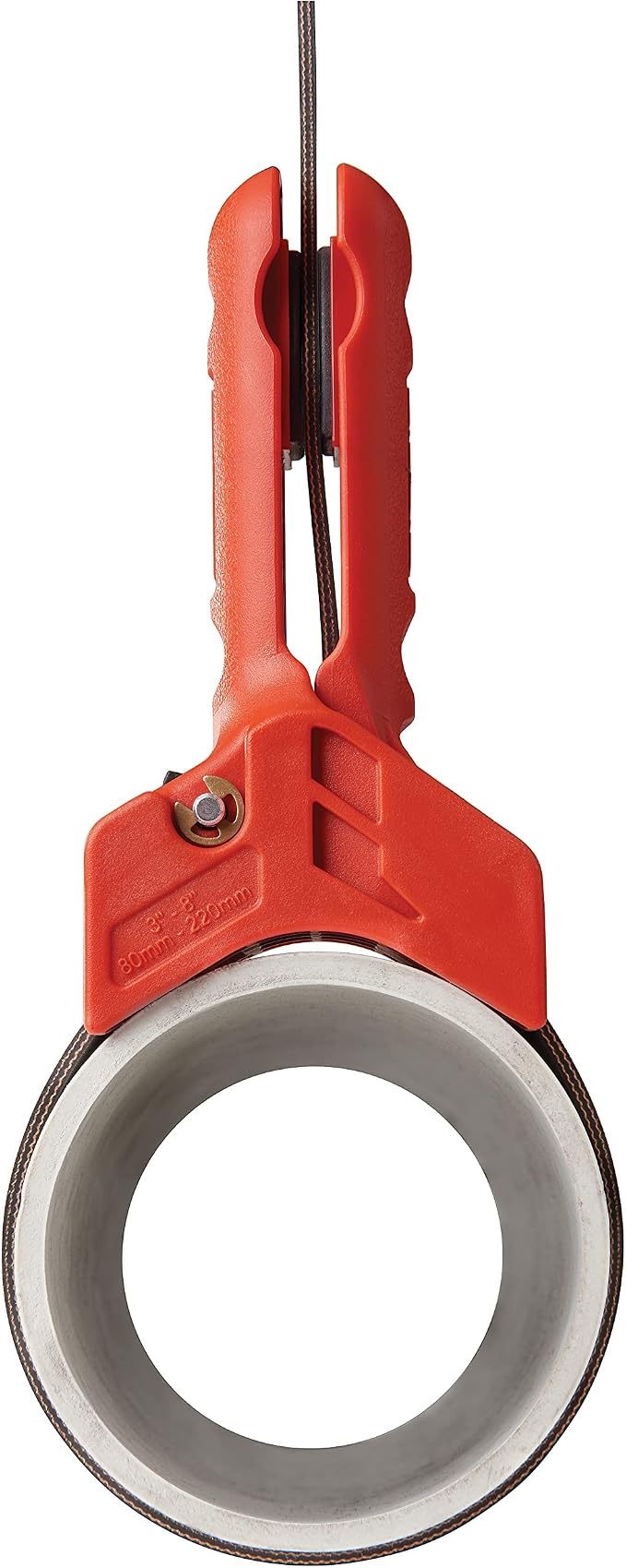 RIDGID 42478 STRAPLOCK Pipe Handle 7" Strap Wrench, Red