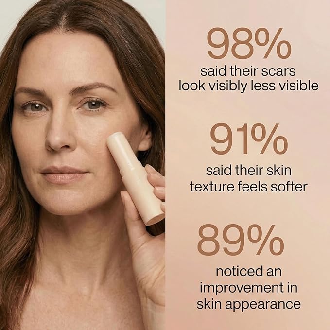 Scar Stick, Suitable for Old Scars, Acne Marks, and Stretch Marks,Formula Infused with Centella Asiatica Extracts and Vitamin E Soothes, Repairs and Forms Protective (1PCS)