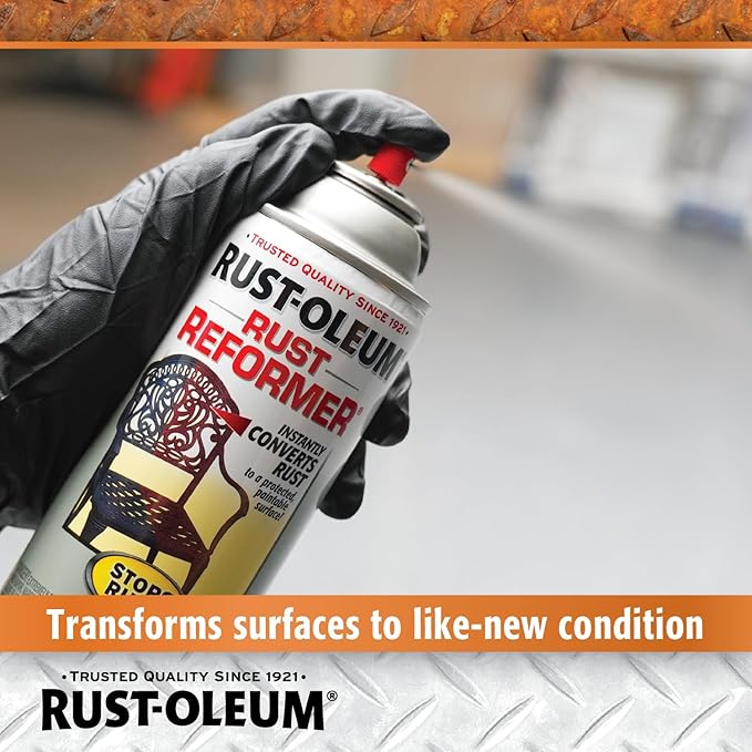 Rust-Oleum 215215 Stops Rust Rust Reformer Spray, 10.25 oz, Black
