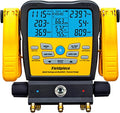 Fieldpiece SM382V Wireless 3-Port SMAN Refrigerant Manifold with Vacuum Gauge – Digital Gauges for HVAC & Refrigeration