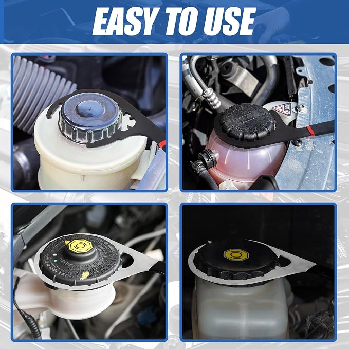 4 Pcs Fuel Filter Wrench 4.6'' & 5'' & 6'' & 8'' Black | Compatible with Diesel Engines Water Separator, Cap Claw Grip Design, Metal Plastic Build, Easy Removal