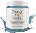 Chalky Chicks 16 Fl Oz Matte Y Blue (Medium Blue) Chalk Paint for Furniture Without Sanding, No Prep Furniture Paint No Sanding All in One for Crafts, Wood, Walls, Cabinet, Metal, Dresser, Farmhouse