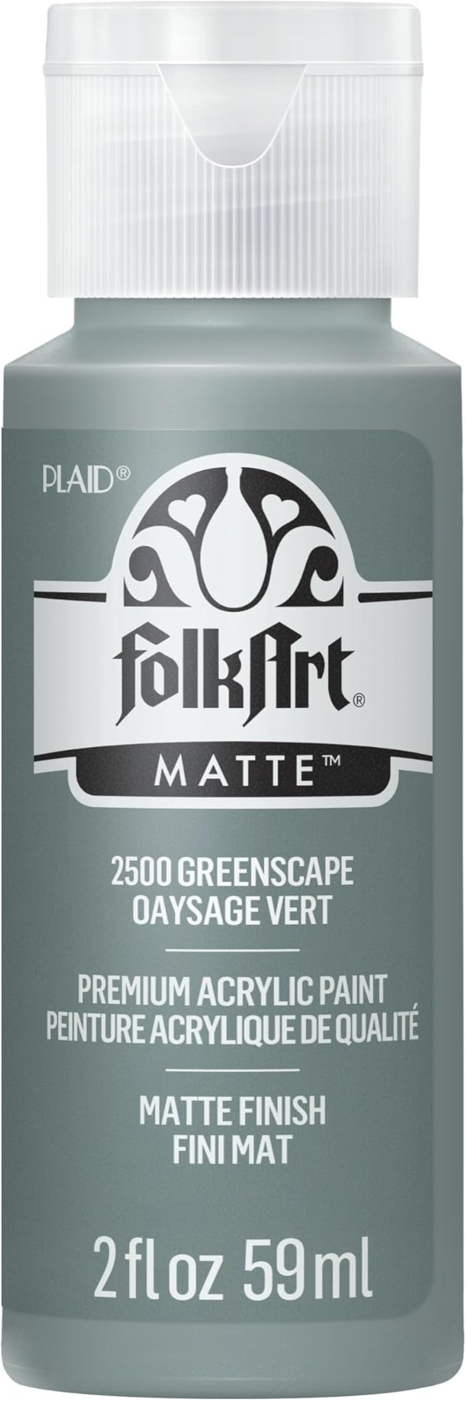 FolkArt Acrylic Paint in Assorted Colors (2 oz), 2500, Greenscape