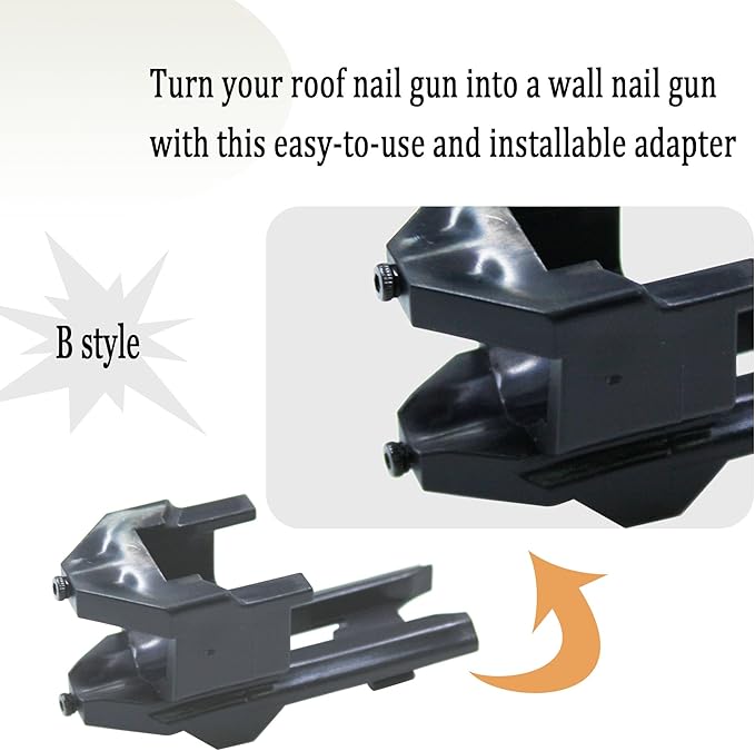 Vinyl Siding Adaptor Tips Compatible With Dewalt Vinyl Siding nailer Adaptor for Roofing Nailer Gun Cordless 20v DCN45RNB, DCN45RND1, DCN45RN (A1)