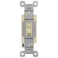 ENERLITES 4-Way Toggle Light Switch, Four Way, Side Wiring, Copper Wire Only, Grounding Screw, Residential Grade, 15A 125VAC 60Hz,UL Listed, 84150-I, Ivory