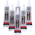 FITTDYHE 6PCS Jewelry Glue - 15ML/0.5fl oz Clear DIY Craft Glue for Rhinestones, Waterproof Strong Bond Adhesive for Phone Repair, Nail Art, Shoes, Fabric, Metal, Glass