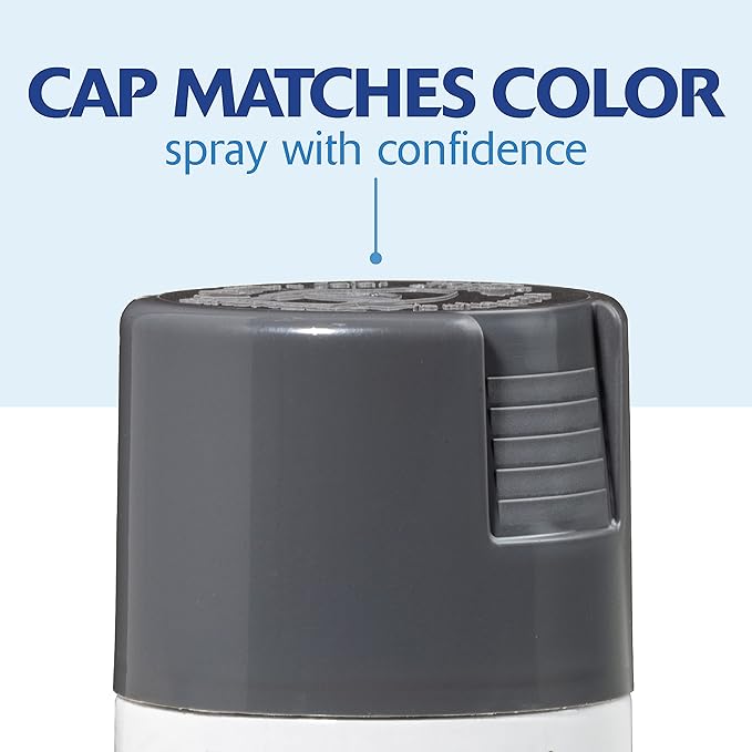 Rust-Oleum 334031-2PK Painter's Touch 2X Ultra Cover Spray Paint, 12 oz, Gloss Dark Gray, 2 Pack