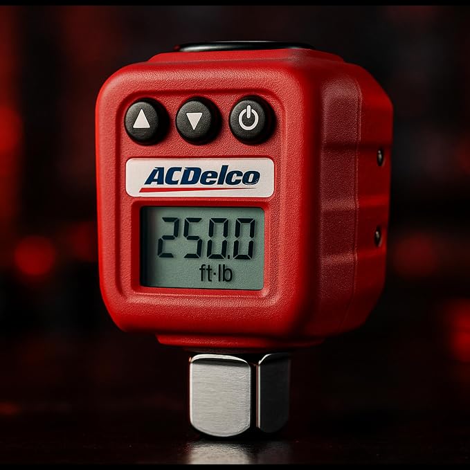 ACDelco 1/2” Digital Torque Adapter (25 to 250 ft-lbs) with Audible, LED Alert ARM602-4A