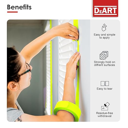 DEART Colored Masking Tape Painters Tape Writable 12, 8 or 6 Pack - 1 inch or 0.6 Inches for Arts & Crafts, Art Supplies, Whiteboard Tape Dry Erase Board Tape Craft Supplies (6, Large (20 Yd))