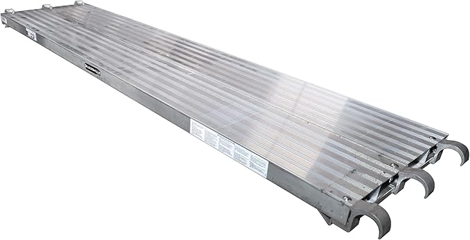 Louisville Ladder 7 ft. x 19 in. Aluminium Scaffolding Platform, 75 psf-Load Capacity, PD9207