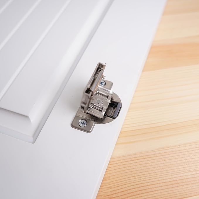 (Decobasics ONLY) Cabinet Restrictor Clips (50 Pack)- 86° Degree Angle Cabinet Door Hinge Restrictor Clip for Soft Close Hinge-90° Opening Kitchen Soft Close Cabinet Hinges Restraints Restriction Clip