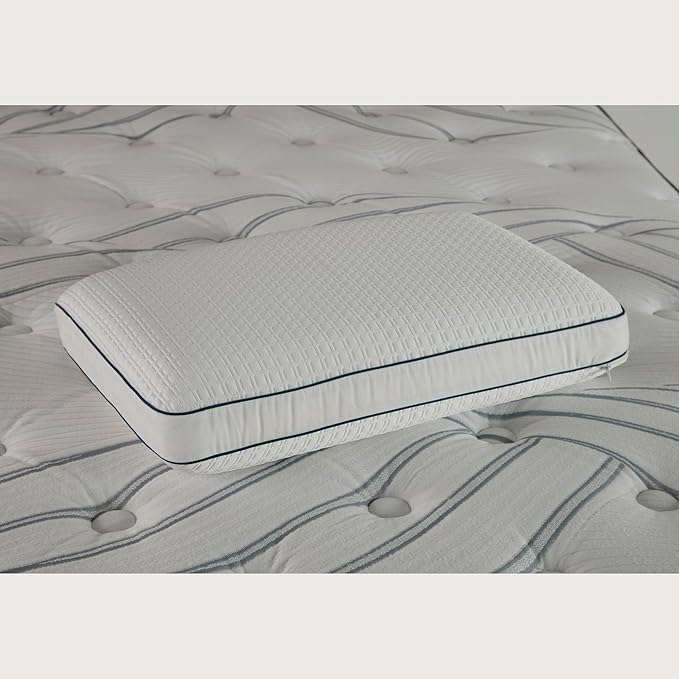 Serta Perfect Sleeper Copper Infused Memory Foam Pillow, Oversized Traditional, White