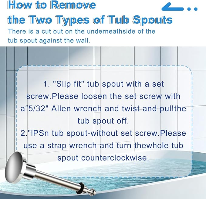 2 Set Tub Spout Diverter Repair Kit, Bathroom Shower Bathtub Leaky Faucet Repair Replacement Parts, with 2 Diverter Valve Stems, 2 Cup Seals and 2 Gates (Chrome)