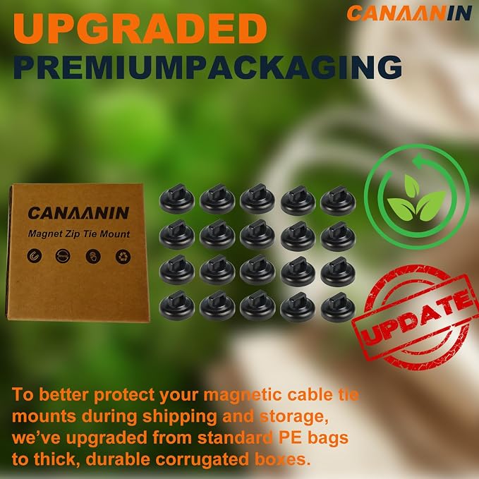 Magnet Zip Tie Mount Magnetic Zip Ties Mount Clips Base Holder Strong Multipurpose Wire Cable Holder Mount Wire Clips Management for Home Office Marine Electrical Wiring (Black, 24 Piece)