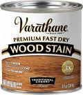 Varathane Premium Fast Dry Wood Stain | 1 Hour Dry Time | 1 Coat Color | Interior Wood Stain | Furniture, Cabinets, Doors, Trim | Half Pint | Traditional Cherry