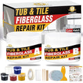 Bath Tub Repair Kit, Fiberglass Tile and Shower Repair Kit Porcelain Repair Kit, Bathtub Repair Kit Repair Chips Dents Cracks Scratches from Ceramic, Marble, Quartz, Resin, Acrylic