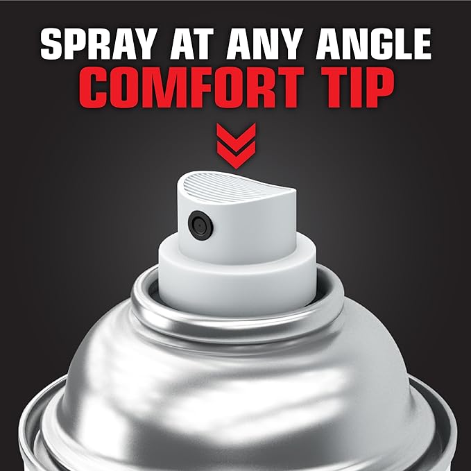 Rust-Oleum 344713-6PK Automotive 2-In-1 Rust Reform & Seal Spray, 12 oz, Flat Black, (Pack of 6)