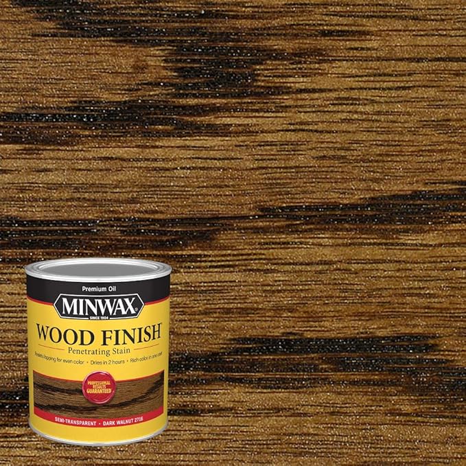Minwax 70012444 Wood Finish, Dark Walnut, 1 Quart