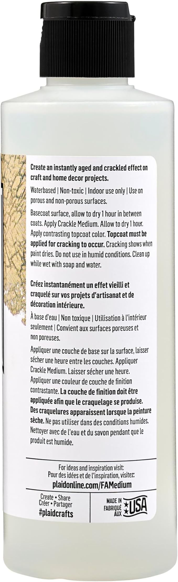 FolkArt Medium (8 Ounce), 696 Crackle