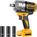 Impact Wrench for DeWalt Battery 1328Ft-Lbs (1800N.m) Impact Driver | 1/2" Impact Gun 3-Speed High Torque Power Tool for Tire Removal, Rusted Bolts, Heavy Equipment(No Battery)