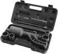 VEVOR Torque Multiplier, 1 Inch Drive Lug Nut Wrench/Multiplier Heavy Duty Torque Multiplier Wrench Set, 1:64 6,800N.m Lug Nut Remover, Includes 4 Sockets (21-41mm) and Storage Case