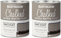 Rust-Oleum Oat Latte Chalked All-in-One Ultra Matte Paint | One Coat Coverage | No Primer, Sanding, Or Topcoat Needed | Easy Clean Up | Made in USA | 30 OZ | 2 Pack