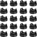 Magnetic Cable Zip Tie Base, Heavy Duty 14lbs Vertical Tension, Multipurpose Wire Clips Management Holder, Supplies for Electrical Cable Wire Organization (31mm, Count, 20)