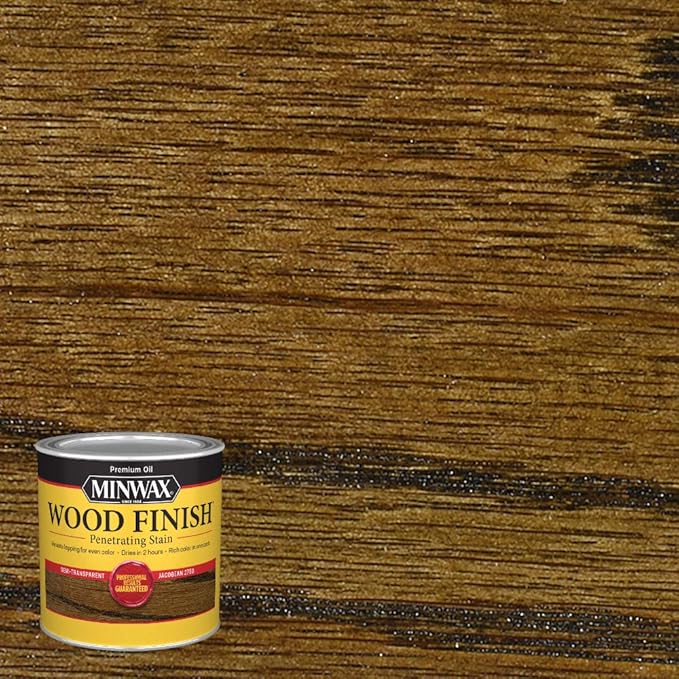 Minwax 227504444 Wood Finish, Jacobean Stain, Half Pint