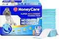 Honey Care All-Absorb, Small 17.5" x 23.5", 120 Count, Dog and Puppy Training Pads, Ultra Absorbent and Odor Eliminating, Leak-Proof 5-Layer Potty Training Pads with Quick-Dry Surface, Blue, A05