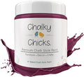 Chalky Chicks 16 Fl Oz Matte Logan Berry (Plum) Chalk Paint for Furniture Without Sanding - No Prep Furniture Paint No Sanding All in One for Crafts, Wood, Walls, Cabinet, Metal, Dresser, Farmhouse