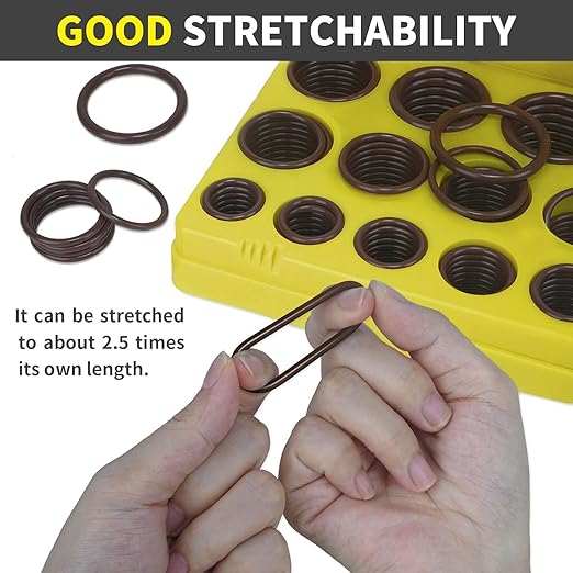ZDBB 386 PCS Metric FKM Viton O Ring Kit 30 Sizes Fluorocarbon Oring Assortment Set for Automobiles Engines Cylinders Hydraulic Plumbing Faucets Assorted Chemical More Resistant Oil and Heat 75 Duro