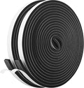 Kikerike Self Adhesive Foam Tape Weatherstrip 1/2In x 1/4In x 42Ft High Density Foam Insulation Strips Seal Weather Stripping with Strong Adhesive for Door and Window Sound Isolation Soundproofing