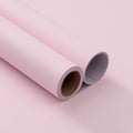 FUKU MON Soft Pink Peel and Stick Wallpaper 24" x 394" Solid Matte Textured Contact Paper Self-Adhesive Removable Wall Paper for Cabinets Bedroom DIY, Renter Friendly