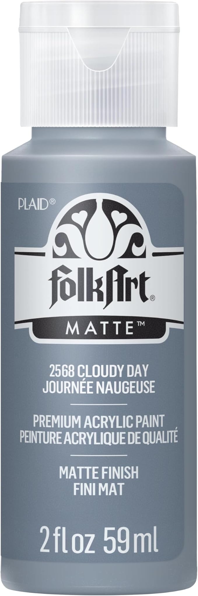 FolkArt 2568 Acrylic Paint, Cloudy Day 2 oz