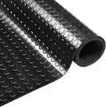 3mm Thin Coin-Grip Rubber Flooring Roll, 4ft x 2ft Heavy Duty Waterproof Anti-Slip Mat, Easy to Clean & Install Floor Protector for Gym, Garage, Basement