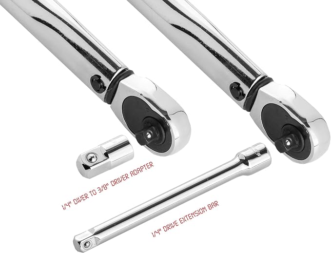 EPAuto 1/4-Inch Drive Click Torque Wrench, 20-200 In.-lb./ 2.26~22.6 Nm | 1/4-Inch (20-200 in.-lb. / 2.26 ~ 22.6 Nm)