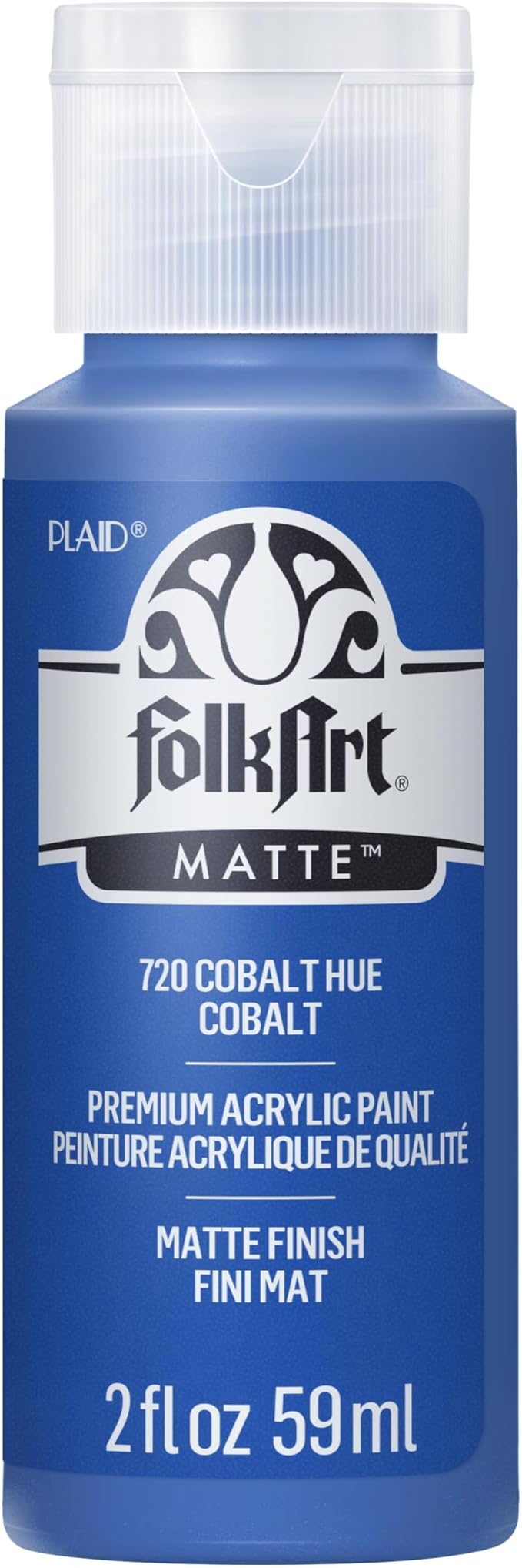 FolkArt Acrylic Paint in Assorted Colors (2 oz), 720, Cobalt