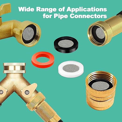 XBVV 32 Size 258 PC Faucet and Plumbing Rubber Washers Assortment Kit for Assorted Garden Hose Valve Spigot Adapter Splitter Outdoor Faucet Bibb Shower Hose Gasket Repair