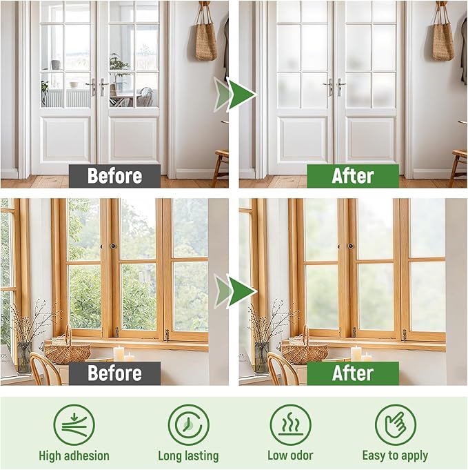 Frosted Glass Paint, Frosted Glass Paint Kit Waterproof UV Resistant Frost Paints for Window Privacy Film Windows Frosting for Home Bathroom Door Kitchen Office Window Privacy Frosting 5oz