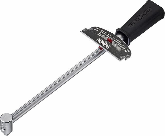 ARES 70214 3/8-In Drive Beam Torque Wrench - 0-800 In/Lbs, 0-90 N/M | High-Visibility Markings for Easy Reading